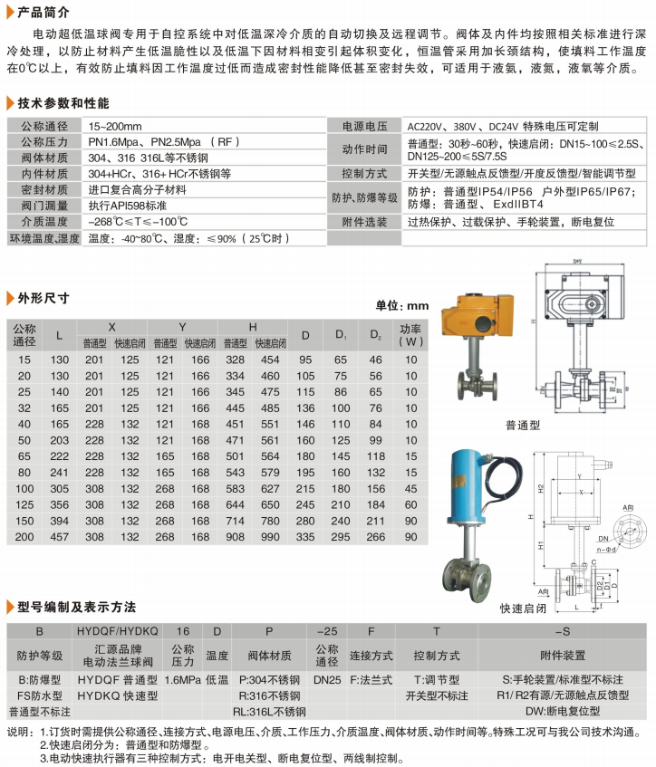 06HYDQF-D(普通型)HYDKQ(快速型)电动超低温球阀.png
