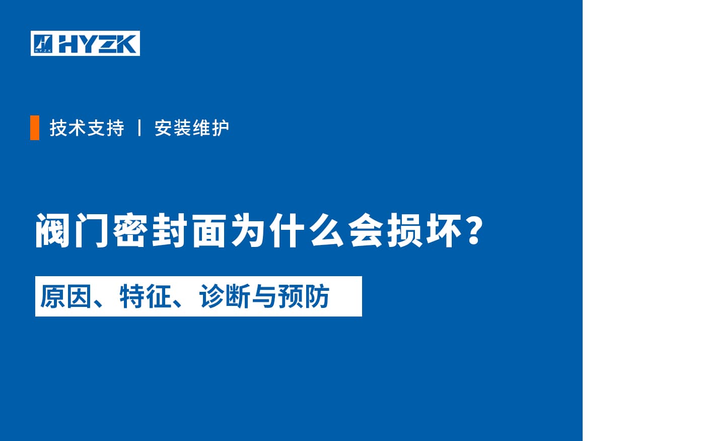 阀门密封面为什么会损坏？原因、特征、诊断与预防